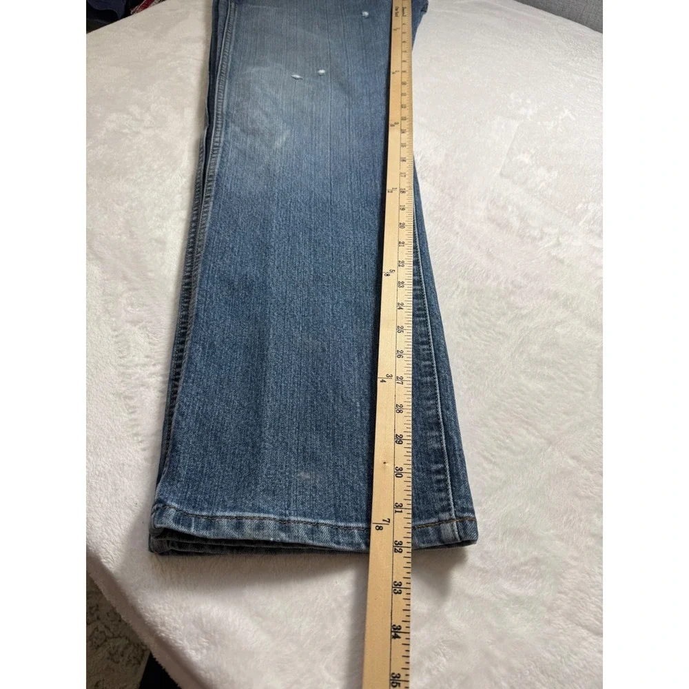 Ariat Rebar M4 Mens Blue Denim Low Rise Boot Cut Work Jeans 33x32 Medium Wash‎